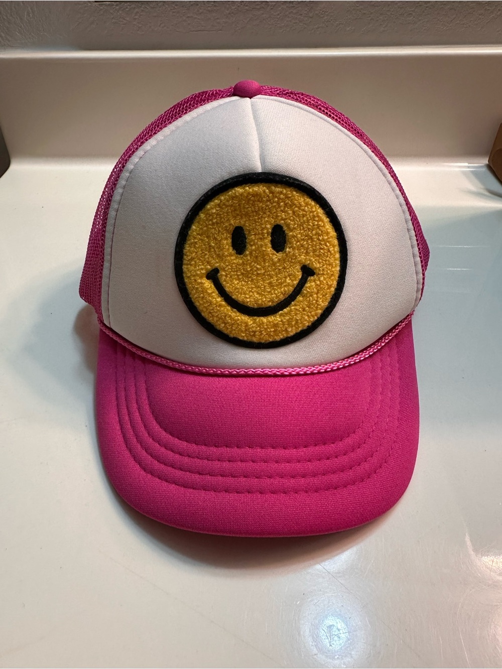 Smile Hot Pink Hat